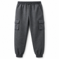 👖 Férfi cargo jogger nadrág jacquard mintával és zsebekkel – 8 színben, S–XL😍