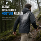 Uniszex kültéri kapucnis softshell kabát