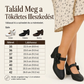 Női elegáns, vastag sarkú cipők masnis pánttal