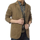 Férfi kivágott hajtókás, slim-fit zakó