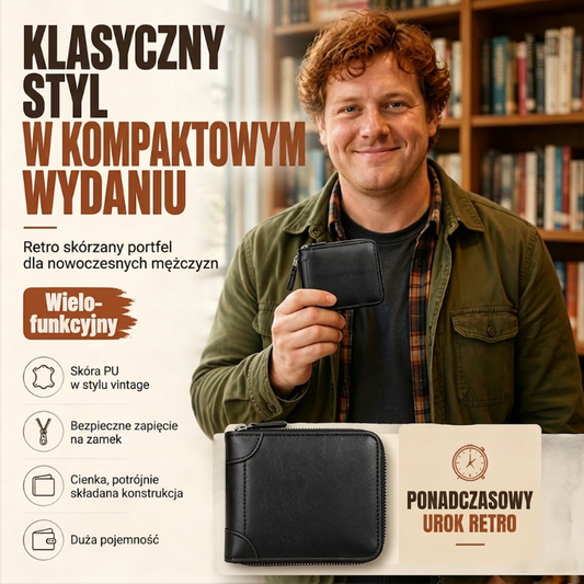 💳 Wielofunkcyjny portfel (🛡️ z warstwą ekranującą RFID) – płatność przy odbiorze