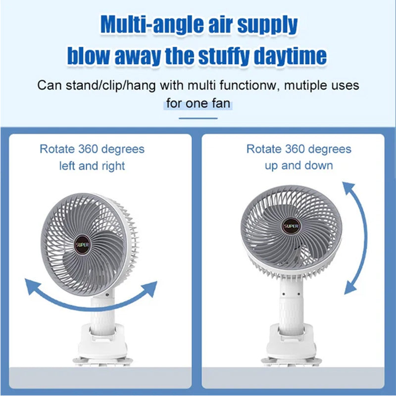 Многофункционален преносим мини вентилатор